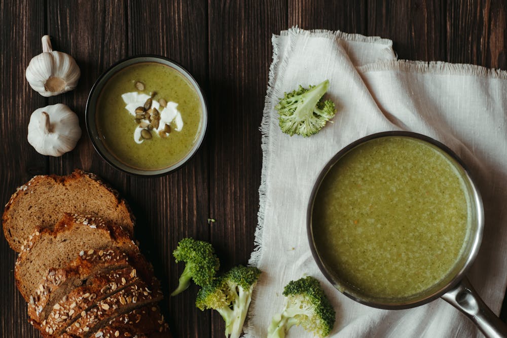 Creamy Garlic Potato Soup