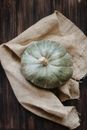 Green and White Fresh Squash on Brown Textile