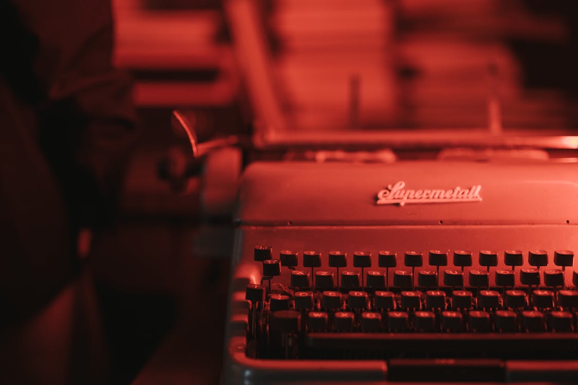 Black and Red Computer Keyboard