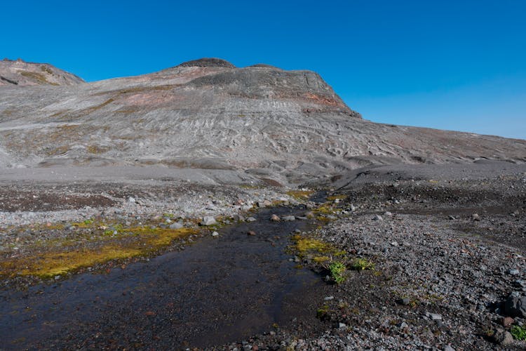 Barren Volcanic Landscape