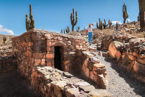 Tourists Visiting Old Ruins