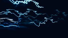 Blue and White Light Streaks