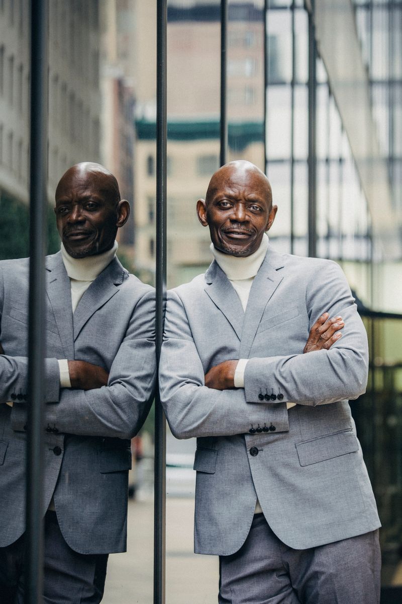 Portrait of David Okafor, Board Chair of The Long Mile Coalition