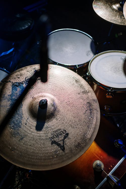 Close-Up Shot of Drum Set · Free Stock Photo