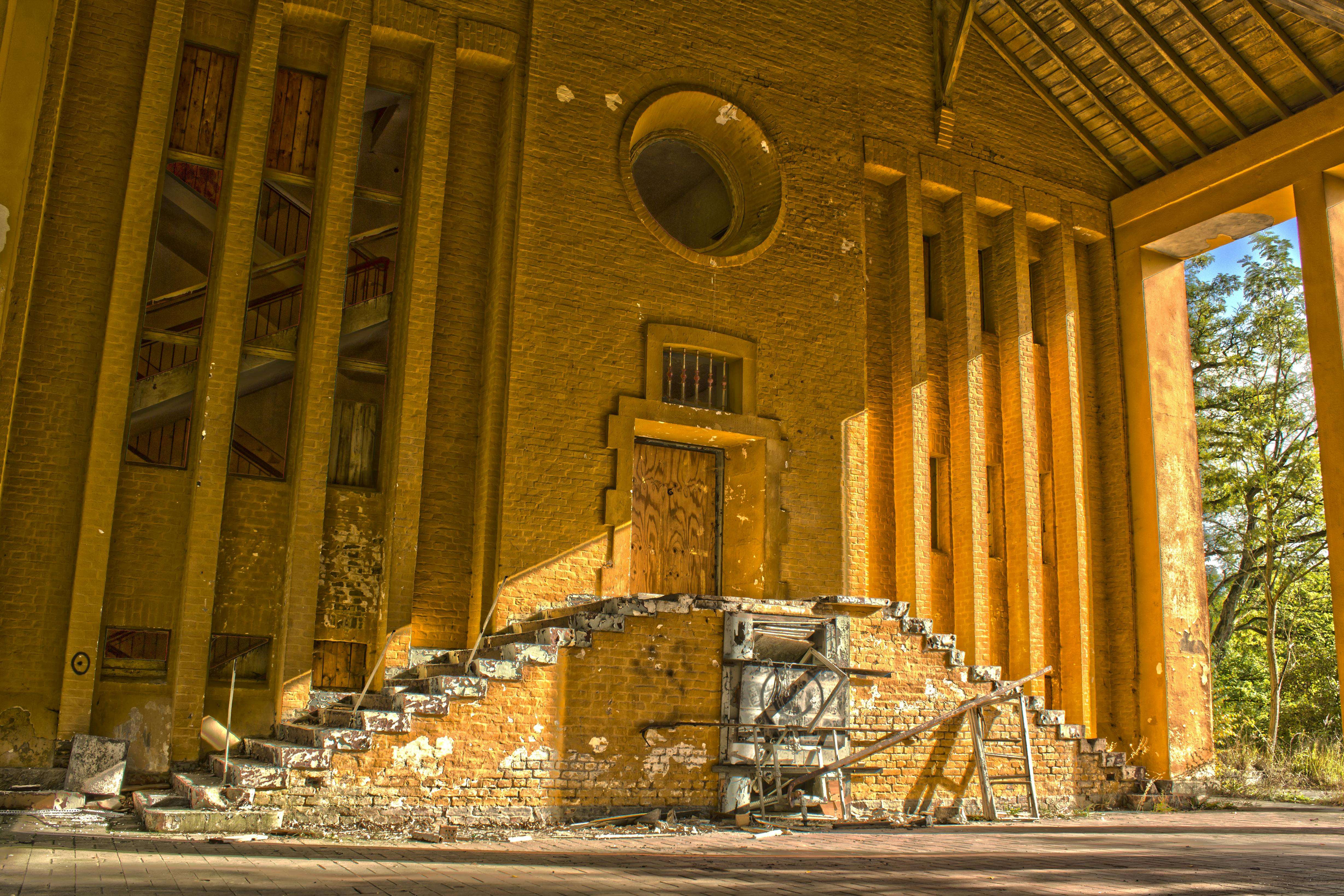 Entrance to an Abandoned Soviet Military Base in Juterbog, Germany