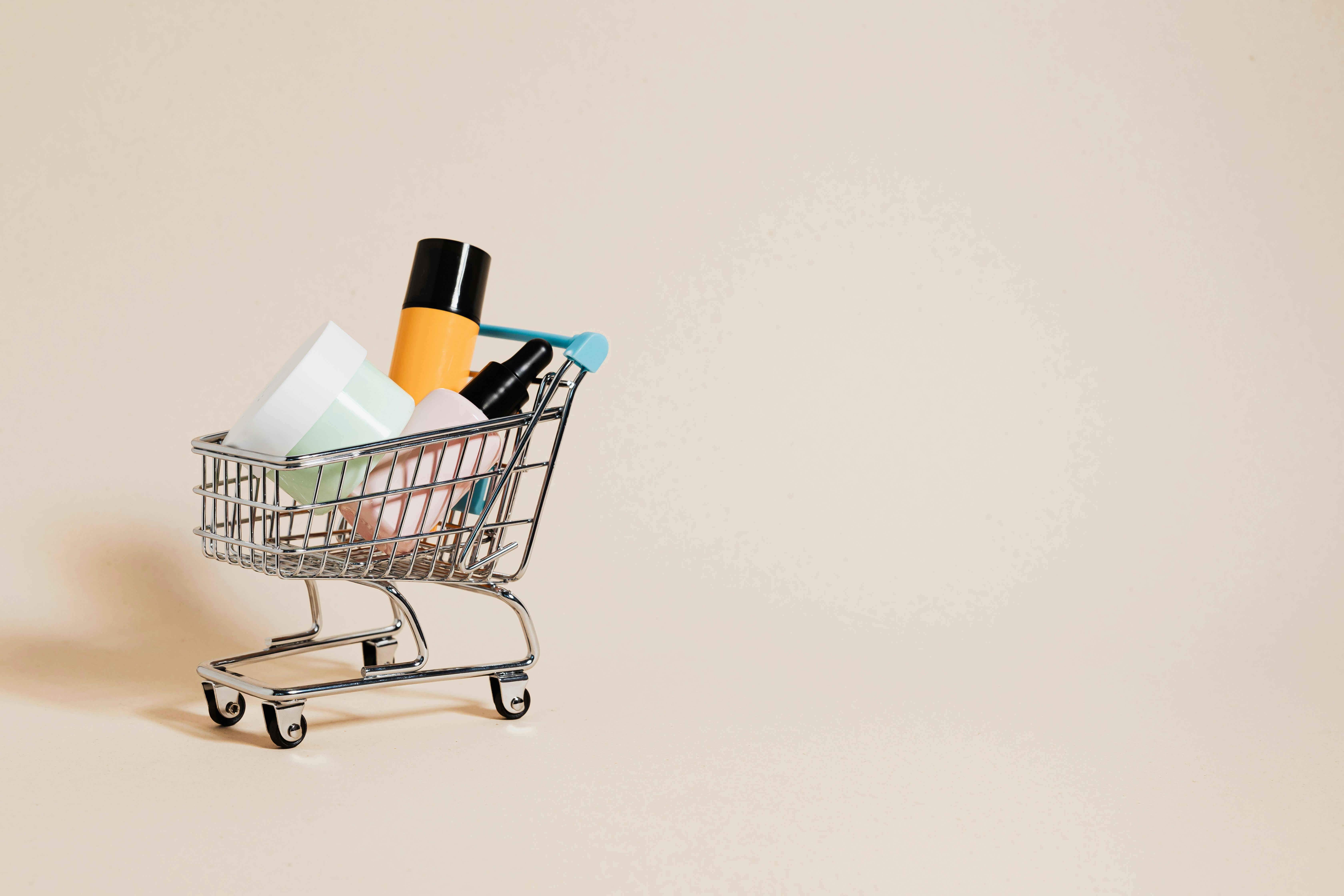 shopping cart full of goodies