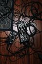 Black and White Audio Mixer