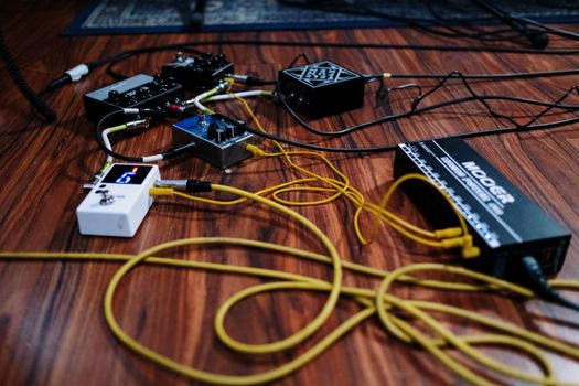 Black and White Electric Wires