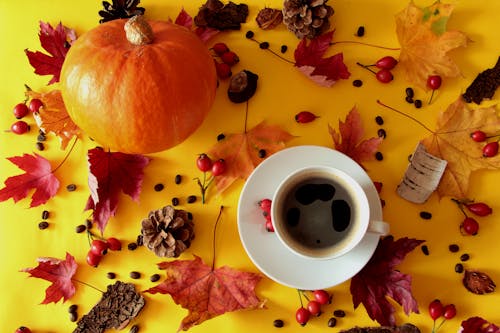 Gratis stockfoto met bovenaanzicht, cafeïne, flatlay