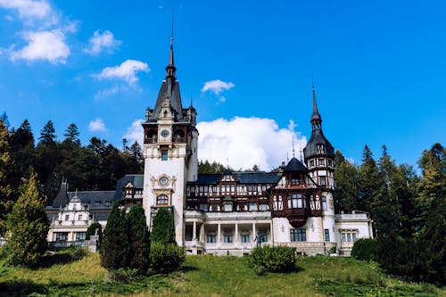 Free Peles Castle in Romania  Stock Photo