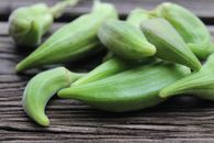 Green Vegetable on Brown Wooden Table