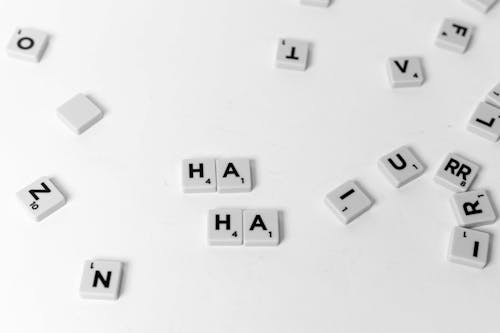 White and Black Scrabble Tiles