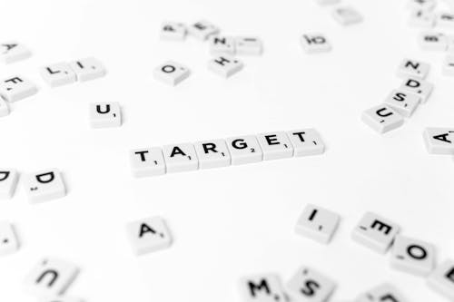 Target Spelled on Scrabble Tiles