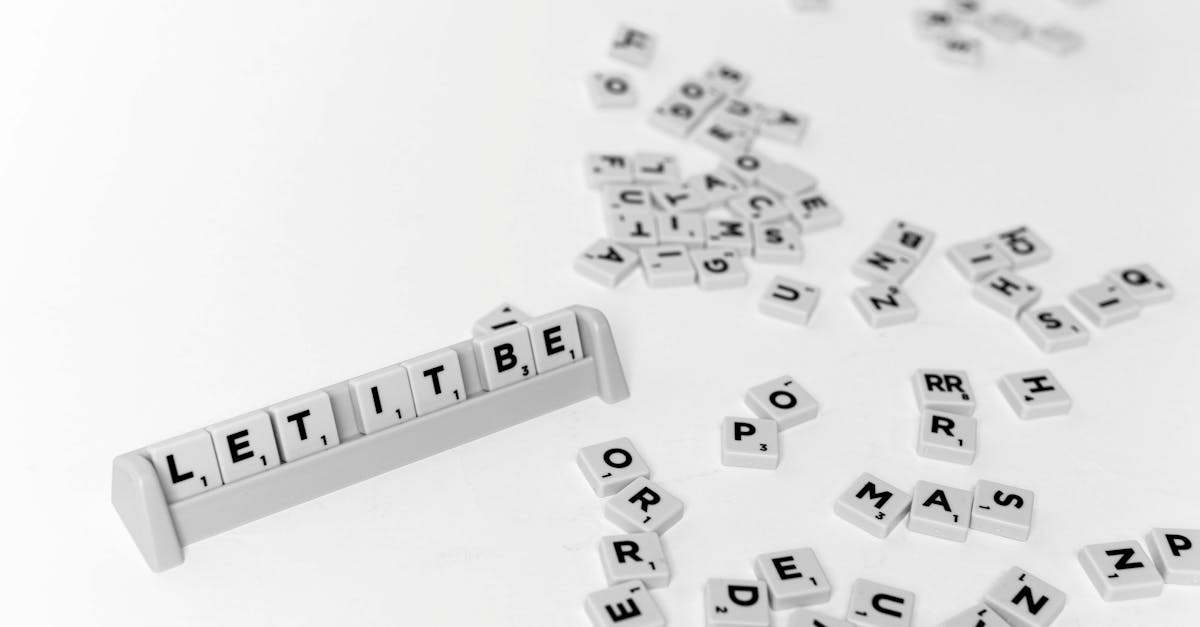 Scrabble : construction de mots et astuces