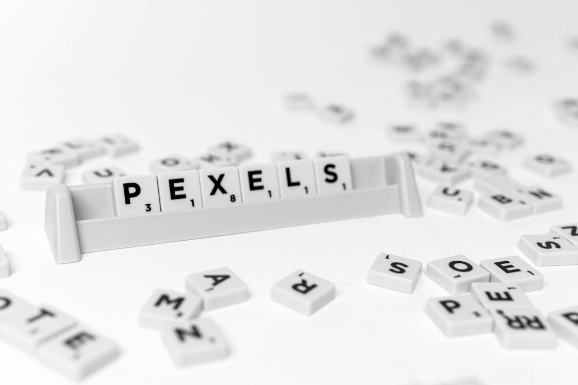 Δωρεάν στοκ φωτογραφιών με pexels, scrabble, ασπρόμαυρο