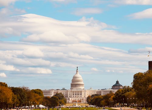 United States Capitol in Autumn 