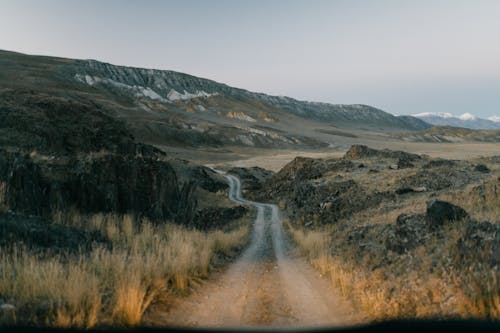 Dirt Road Towards the Mountain