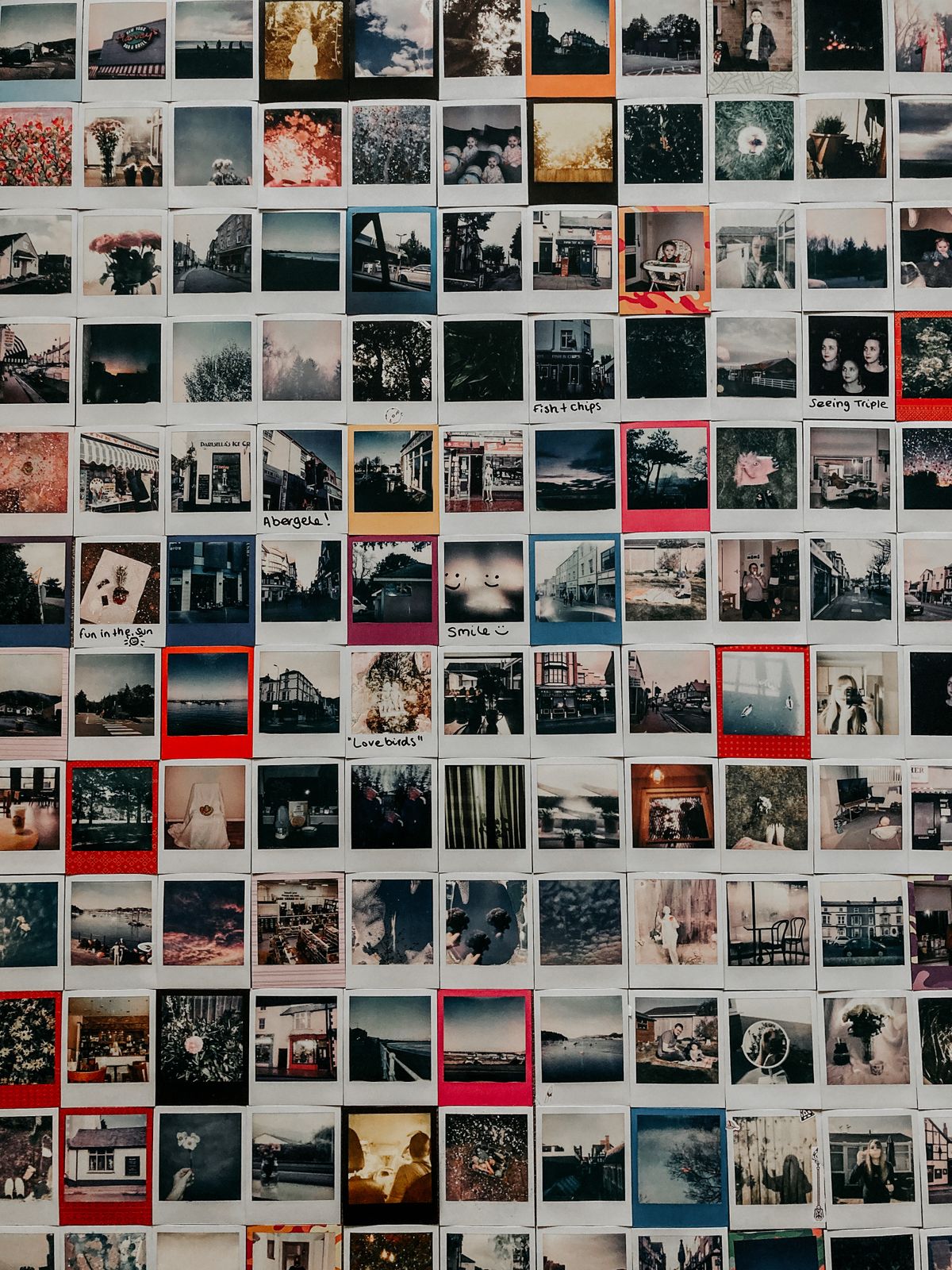 Travel destinations collage