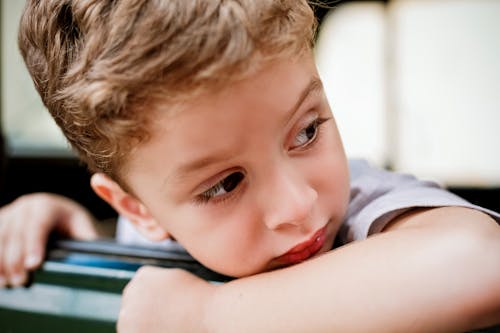 Close Up Photo of a Boy