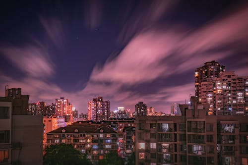 High-rise Buildings Under White and Blue Sky