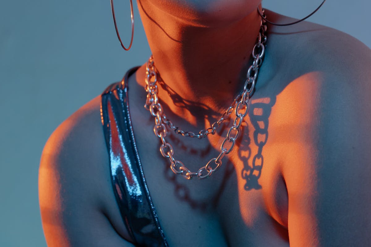 Woman Wearing Necklace