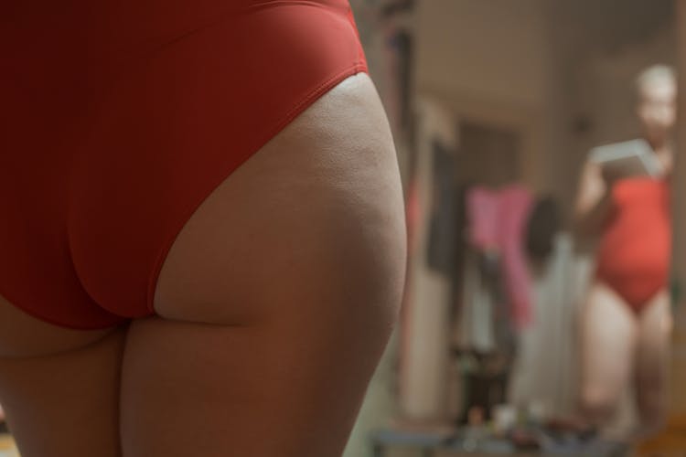 Close Up Shot Of A Woman's Butt