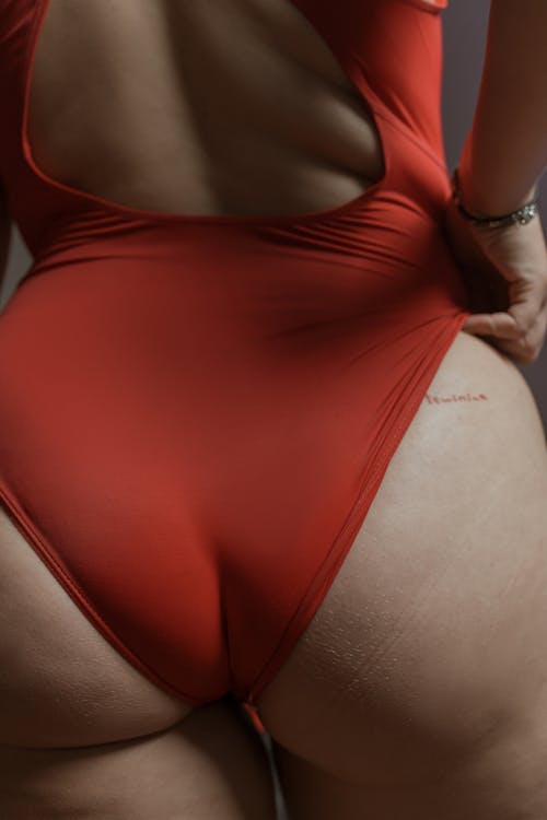 Imagine de stoc gratuită din a închide, body roșu, de sex feminin