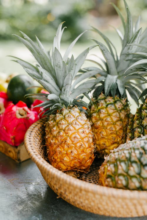 Basket of Pineapples