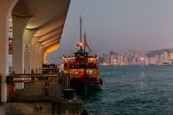 Ship Moored in Hong Kong