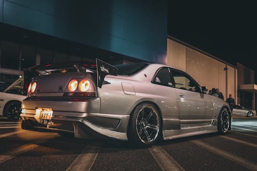 Nissan Skyline GT-R with Tail Lights On