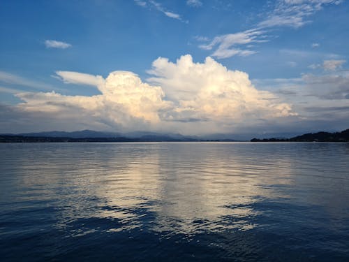 Kostenloses Stock Foto zu beautiful sky, blaues meer, blue lake