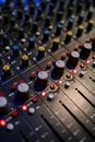 Black and Gray Audio Mixer