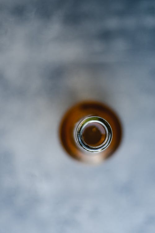 Close Up Shot of a Beer Bottle