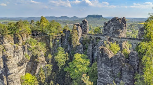 Aerial Photography of Saxon Switzerland