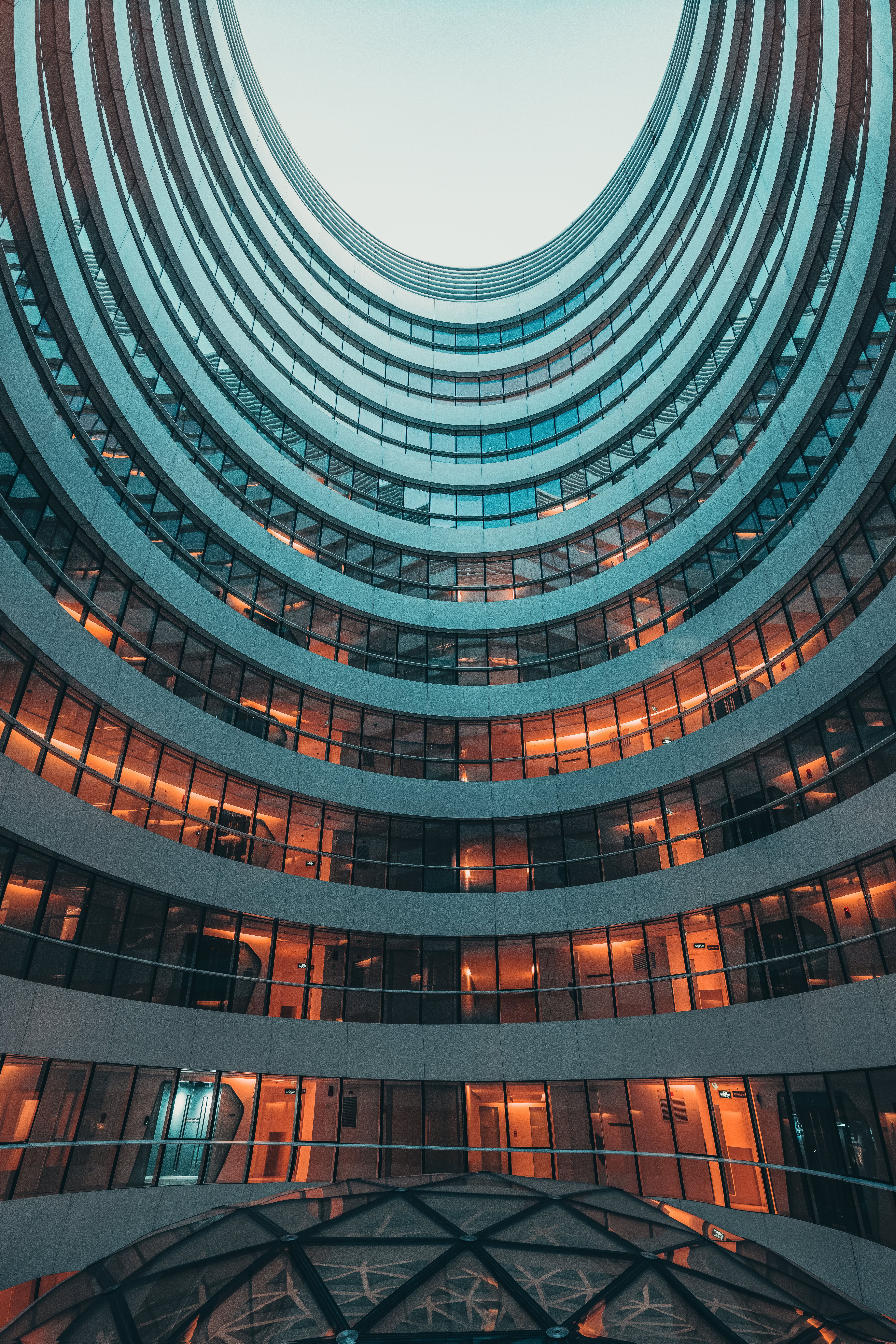 A Modern Glass Building Under Blue Sky · Free Stock Photo