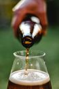 Clear Drinking Glass With Brown Liquid