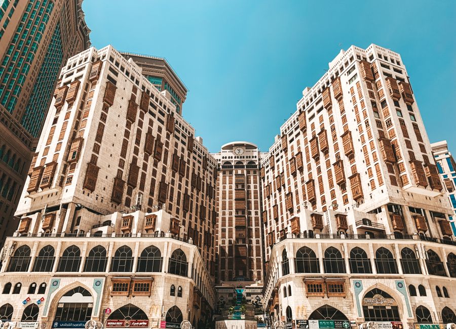Makkah, Saudi Arabia — streets and everyday scenes · stay connected with a Makkah eSIM from My Holiday SIM