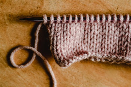 Close-up Photo of Knitting Yarn 