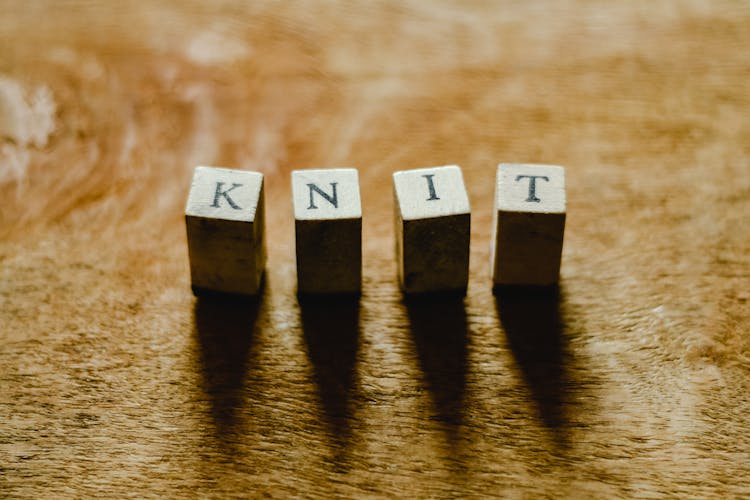 Wooden Blocks On Wooden Surface