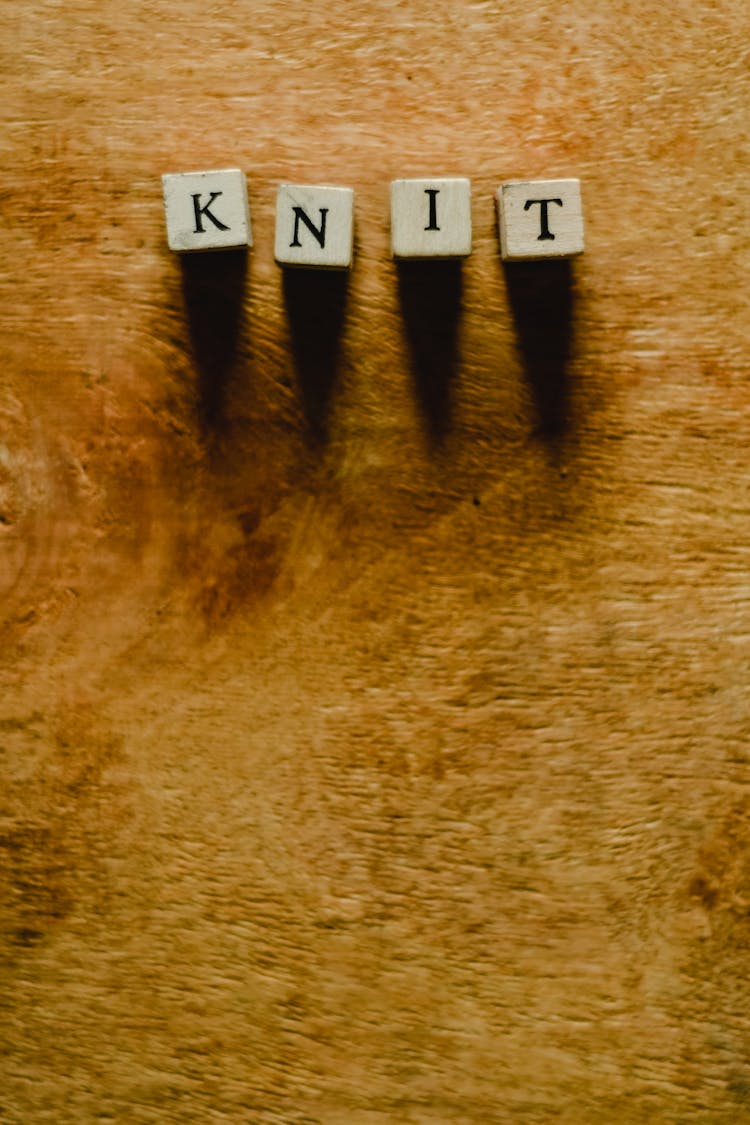 Wooden Blocks On Wooden Surface