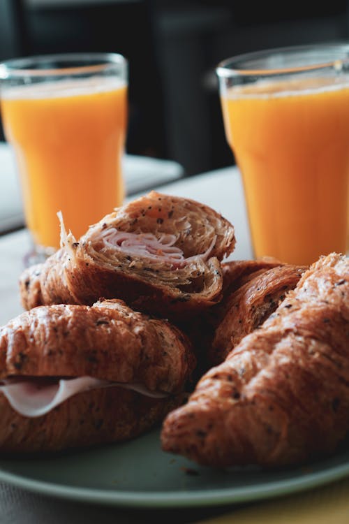 Δωρεάν στοκ φωτογραφιών με γαλλικό πρωινό, γεύμα, γκρο πλαν Φωτογραφία από στοκ φωτογραφιών