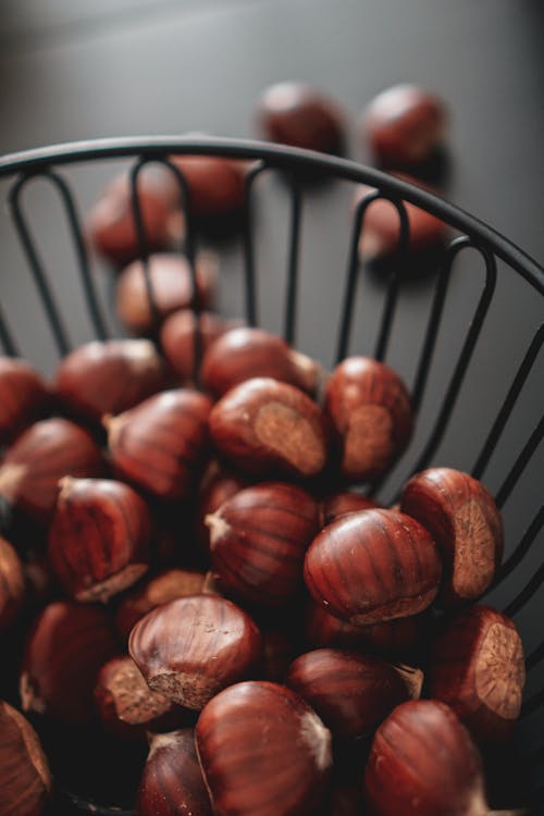 Foto profissional grátis de alimento, bruto, castanhas