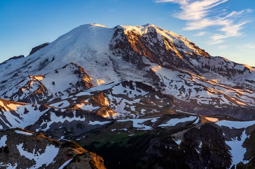 
A Snow Covered Mountain