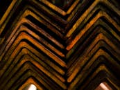 Architectural Steel Angle Beam in Close-up Shot