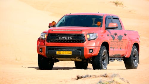 
A Pickup Truck on the Desert