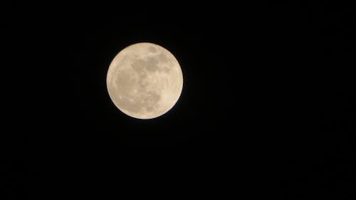 Gratis lagerfoto af fuldmåne, nat, Smuk
