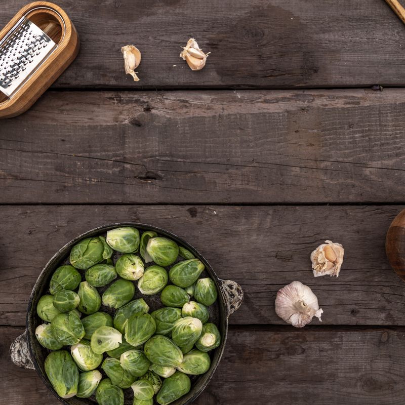 Honey Garlic Chicken Salad with Brussels Sprouts