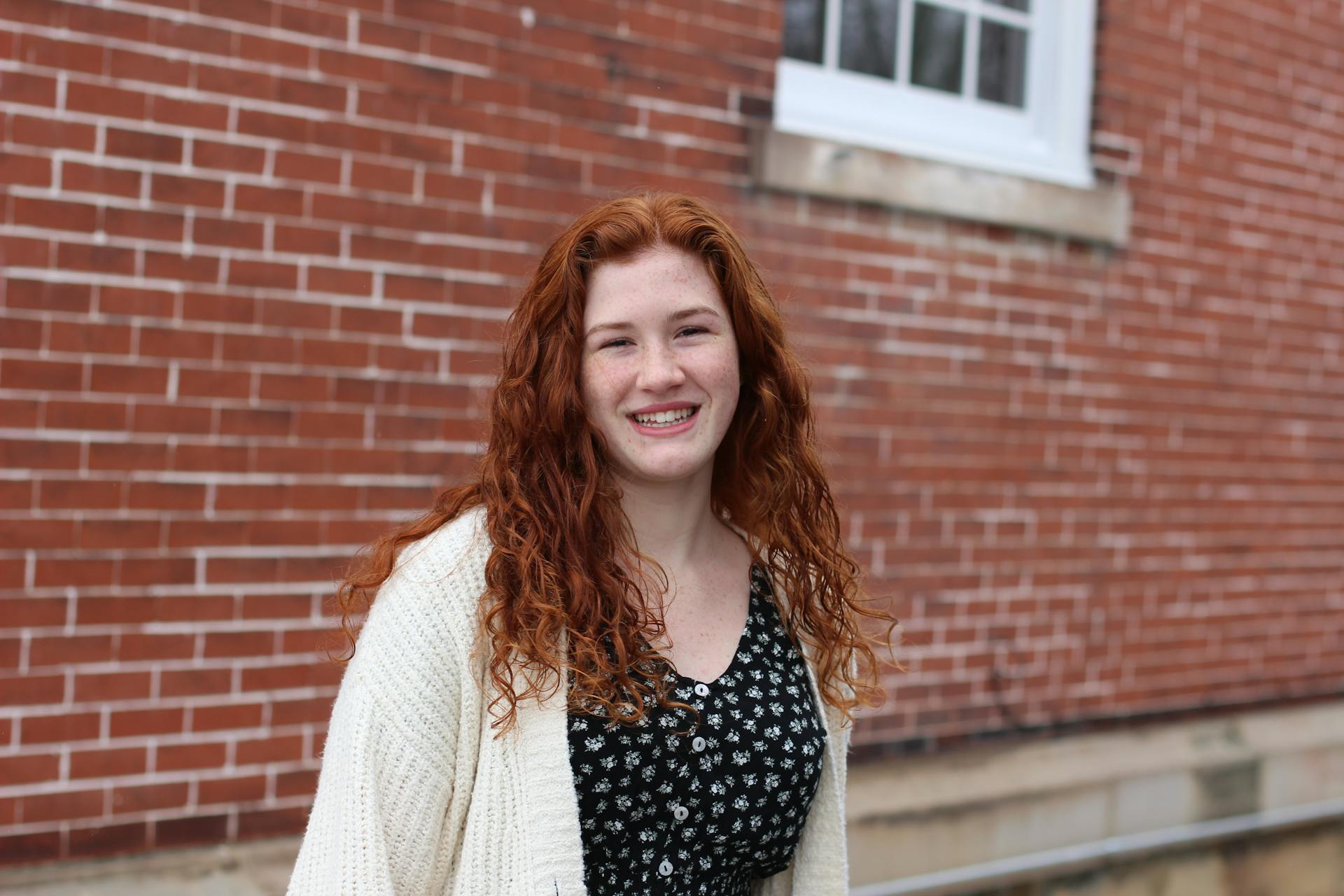 A Woman Wearing a Cardigan