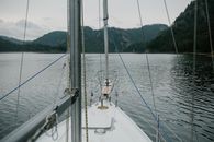 White Boat on Sea