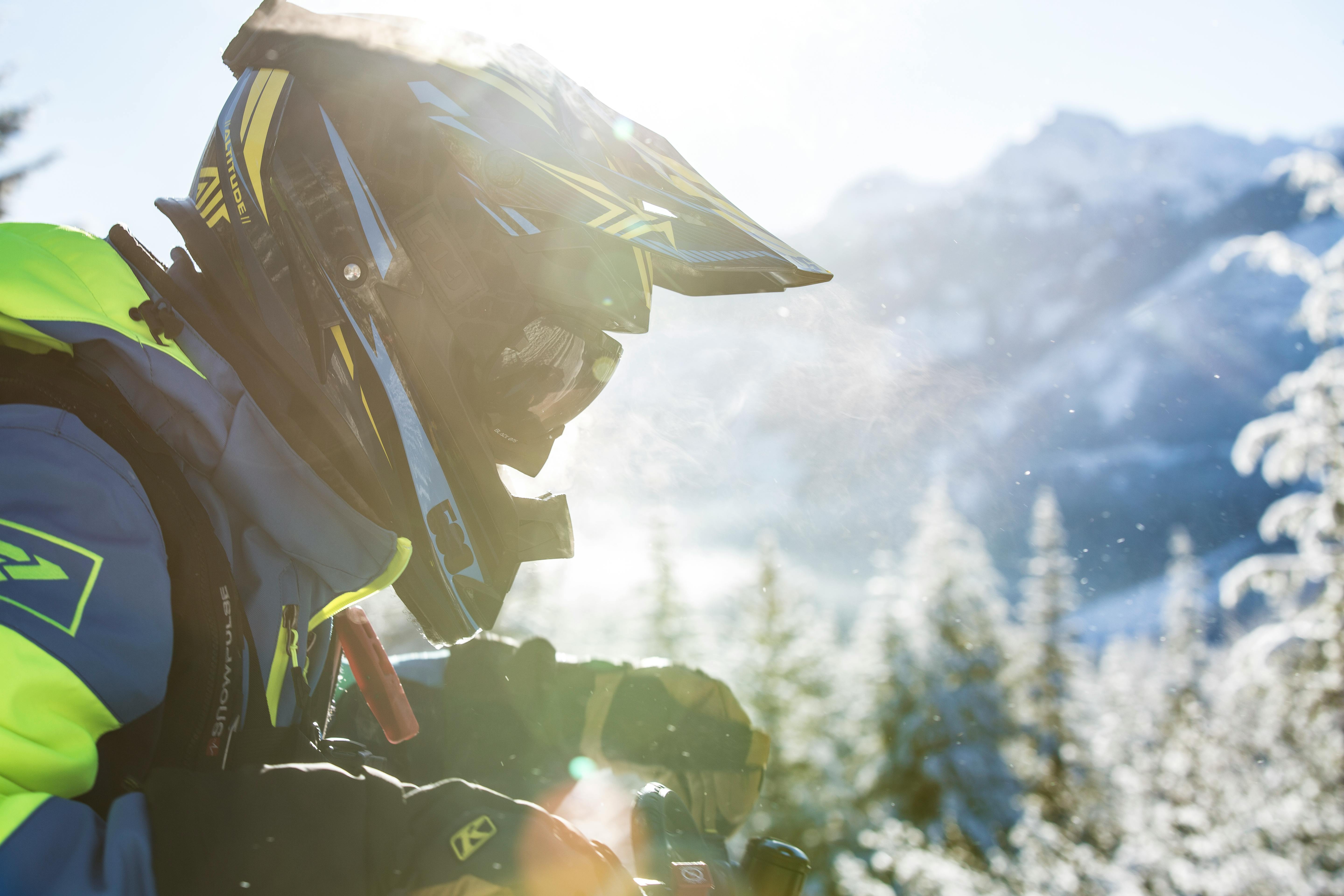 man riding motorcycle